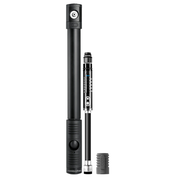 Crank Brothers Bomba Klic HP con Manómetro e Inflador de CO2