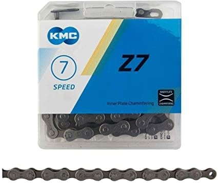 KMC Cadena Z7 7vel 116L Gris/Cafe