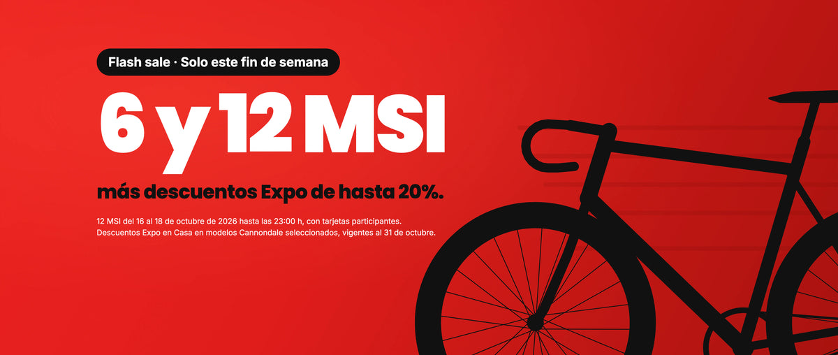 6 y 12 MSI, más descuentos Expo de hasta 20%.