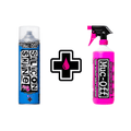 Muc-Off Kit Limpiador de Bicicleta + Abrillantador Silicone Shine