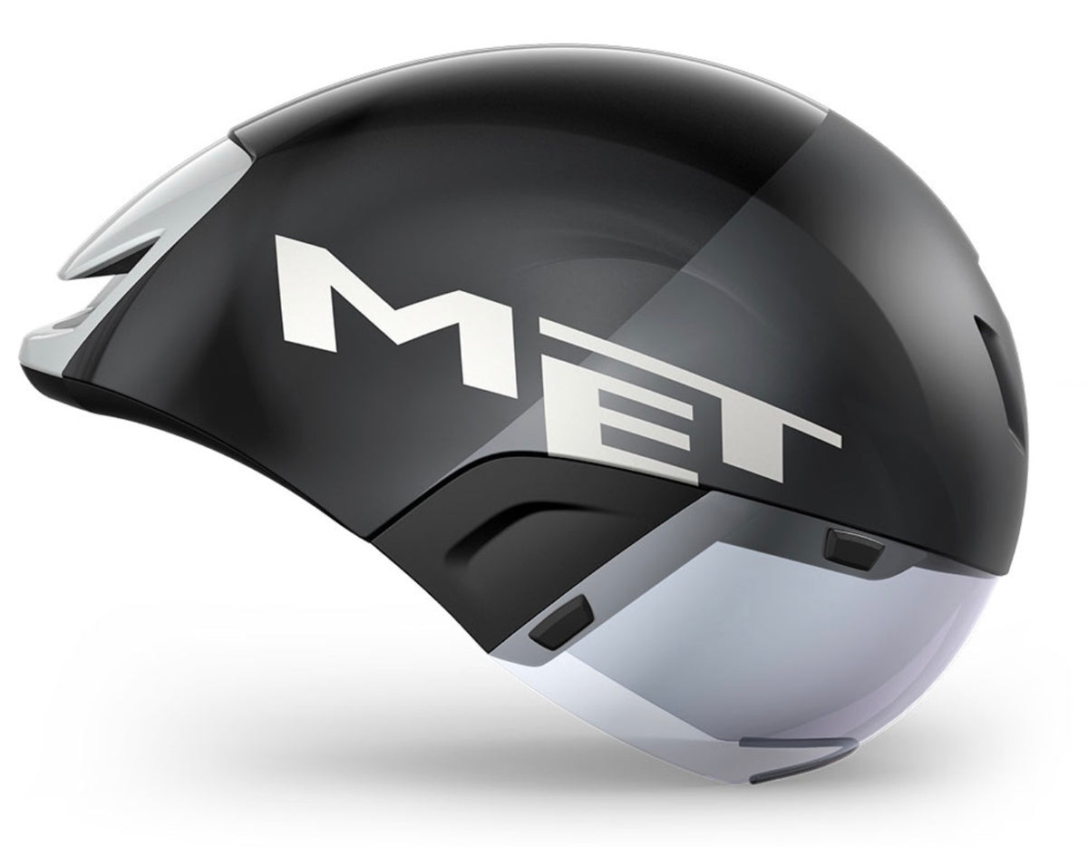 Met Casco Codatronca Negro/Plata