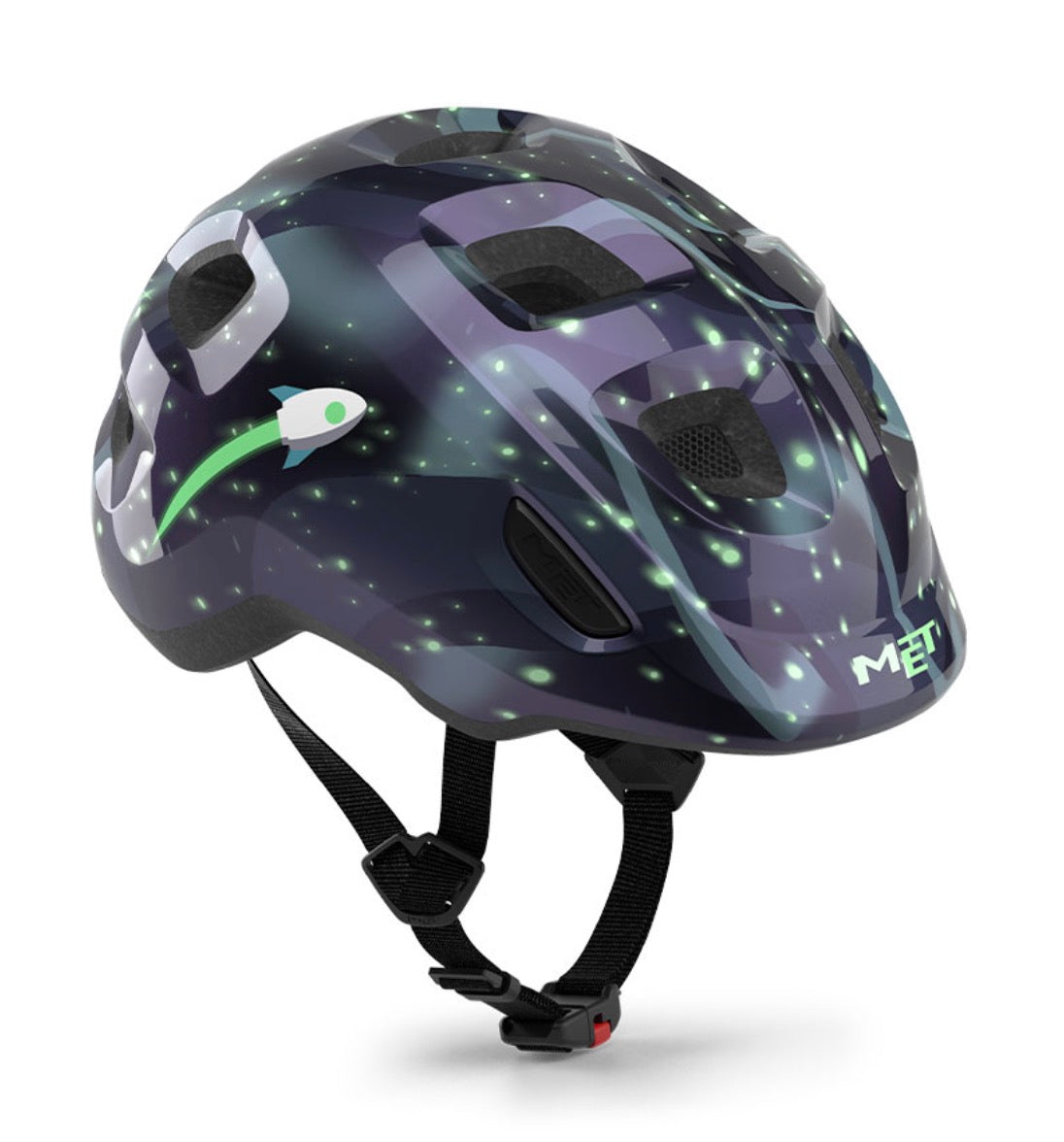 Met Casco Hooray Espacio Brillo Oscuro