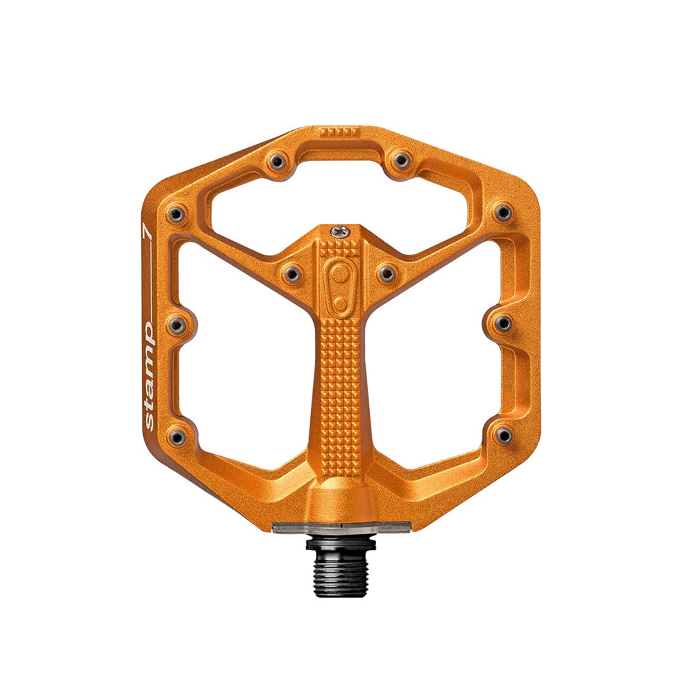 Crank Brothers Pedal Stamp 7 Naranja Chico