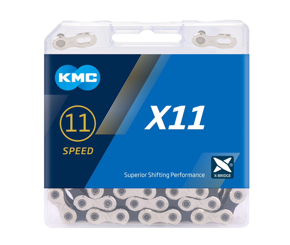 KMC Cadena X11SL SuperLight Titanio Oro